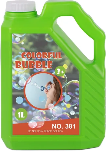Vista 16 de Solución concentrada de burbujas Lulu Home, repuesto de 1 L/33.8 onzas para máquinas de burbujas, varitas gigantes y sopladores - hasta 2.5 galones