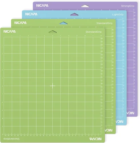 Vista 5 de Alfombrilla de corte de agarre estándar para Cricut Maker 3/Maker/Explore 3/Air 2/Air/One (12 x 12 pulgadas, 2 unidades)