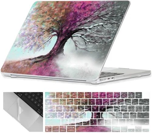 Vista 40 de Se7enline Funda compatible con MacBook Neo de 13 pulgadas 2026 A3404, diseño estético, bonita carcasa rígida femenina, cubierta de teclado