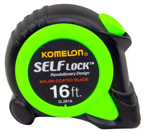 Vista 2 de Komelon SL2816; Cinta métrica autobloqueante de 16' x 3/4