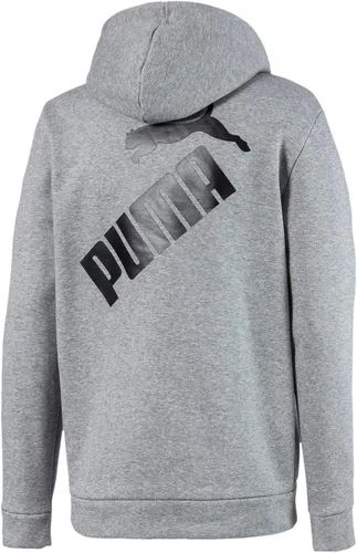 Vista 2 de PUMA Sudadera con capucha Fz con logotipo grande para hombre