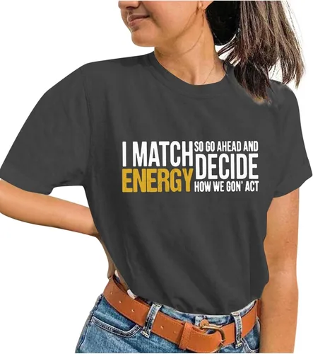Vista 4 de Camisetas de historia negra para mujer, camisetas de manga corta con gráficos de moda 2024, blusa casual de cuello redondo, trajes de historia negra