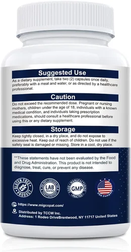 Vista 9 de Migcopat Probiótico Prebiótico, Postbiótico y Enzimas Digestivas para la Salud Digestiva, 80 Mil Millones de UFC Probióticos Soporte Intestinal