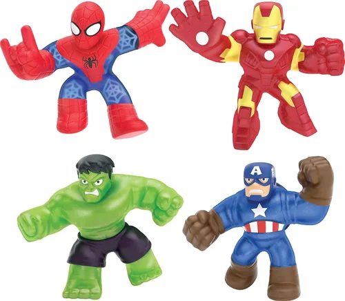Vista 6 de Heroes of Goo Jit Zu Paquete de héroe Marvel con licencia - Iron Man, multicolor (41056)