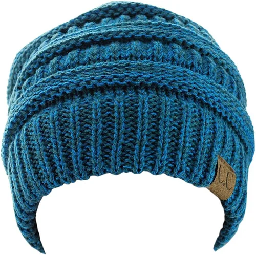 Vista 54 de C.C Trendy Warm Chunky Soft Stretch Cable Knit Beanie
