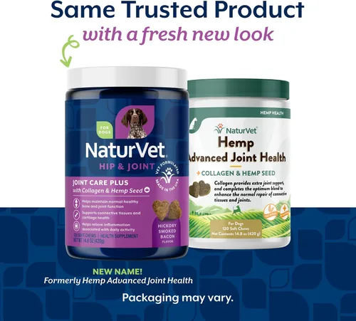 Vista 2 de NaturVet Suplemento para cadera y articulaciones, Joint Care Plus para Natural