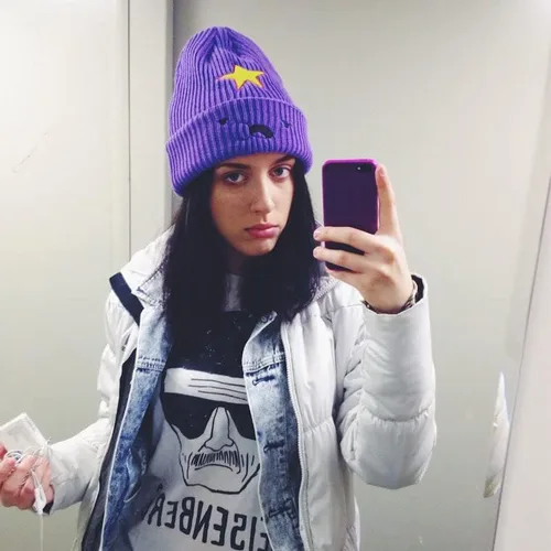 Vista 3 de RICHTRUE Bonitos gorros para mujer, gorros para mujer, accesorios Y2K, gorros kawaii de ganchillo para mujer