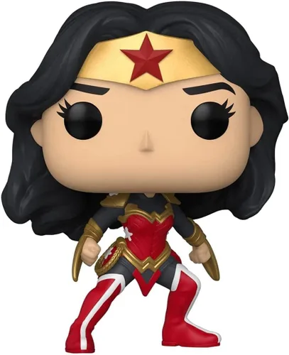 Vista 8 de Funko POP Heroes: DC Comics, Wonder Woman 80 aniversario - Red Son Wonder Woman, multicolor (54976)