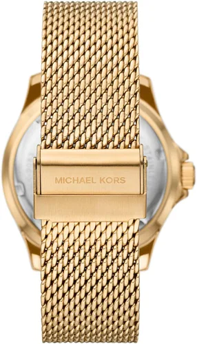 Vista 3 de Michael Kors Reloj Everest de cuarzo para hombre, Oro, MK9083 - Reloj Everest de tres manecillas