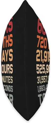 Vista 2 de Par 60th Anniversary Gifts Co. Retro 60 Years Together Cool 60th Couple - Cojín para el aniversario de boda, 17.7 x 17.7 in, multicolor