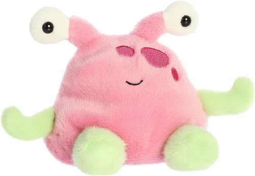Vista 3 de Aurora® Adorable Palm Pals™ Silly Alien™ - Divertido peluche coleccionable para coleccionistas de niños y adultos, perfecto para decorar