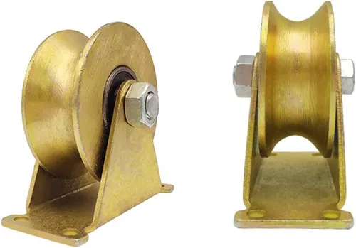 Vista 11 de Rueda de riel U-Groove, rueda rígida resistente, carga máxima de una sola rueda de 2,204.6 lbs, para pista invertida, puerta rodante, puertas