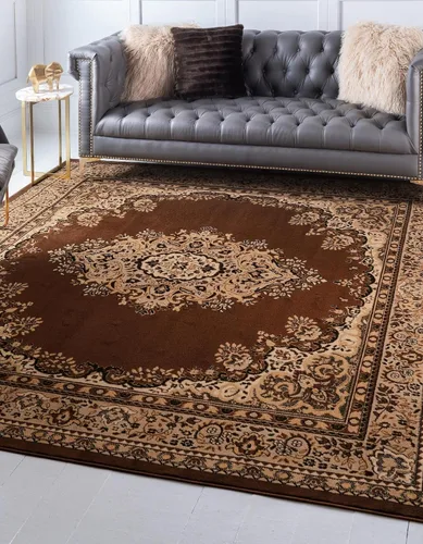 Vista 26 de Unique Loom - Alfombra de área estilo persa tradicional de la colección Reza, de 2 pies 2 pulgadas x 3 pies, colores negro y beige