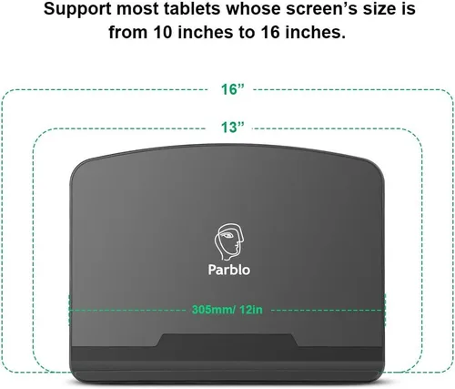 Vista 16 de Parblo PR 100 Soporte universal para tableta de dibujo ajustable para monitores de gráficos digitales de dibujo de 10 a 16 pulgadas, tabletas