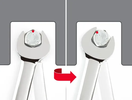 Vista 6 de Llave combinada Tekton WRN53117 de trinquete, 0.67 pulgadas