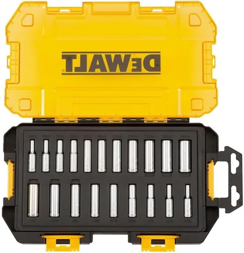Vista 2 de DEWALT DWMT73811 Kit de Herramientas Juego de Dados Profundos de 1/4'', 20 Piezas (Paquete de 2)