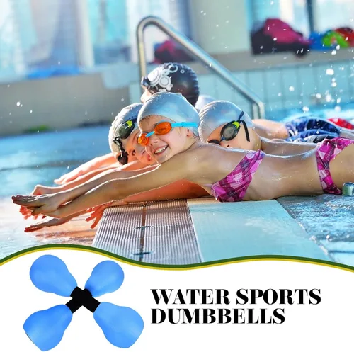 Vista 3 de STOBAZA 2 mancuernas ajustables para mujer y ligeras para deportes acuáticos, pesas de fitness para piscina, aeróbicos, entrenamiento de fuerza
