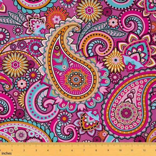 Vista 11 de Castle Fairy - Tela decorativa con flores Mandala de Castle Fairy por The Yard, diseño rústico de diente de león floral naturaleza planta