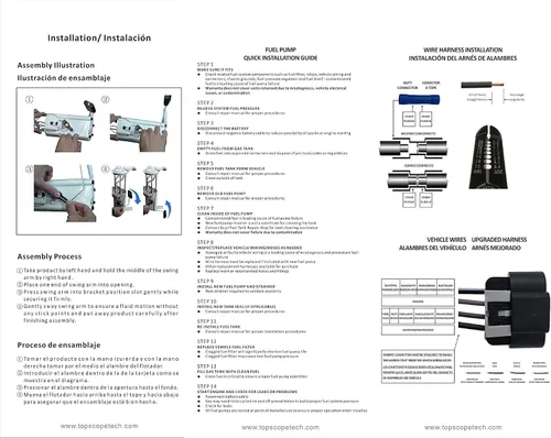 Vista 3 de Ensamble de módulo de bomba de combustible E7093M para camioneta DODGE RAM 1500 2500 3500 de 1996 1997 (conector de 4 pines) AP7093M