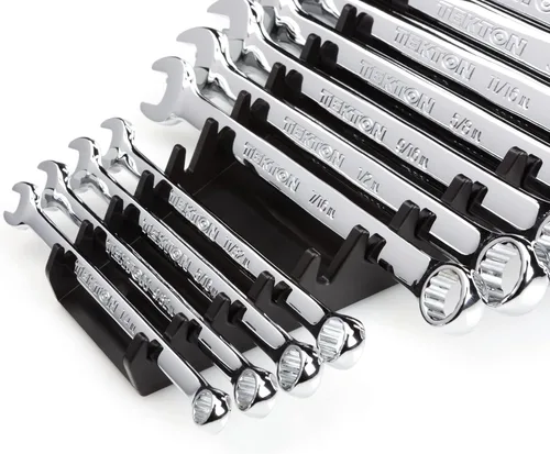 Vista 5 de TEKTON Organizador de llaves combinadas de 19 herramientas (negro) ORG29119 Fabricado en Estados Unidos