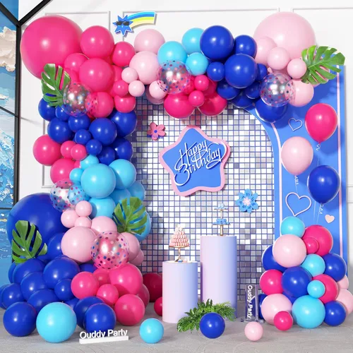 Vista 13 de Kit de Arco de Guirnalda de Globos de Vaquero Occidental de 170 Piezas, Globos de Confeti Negro y Marrón con Estampado de Vaca para Granja