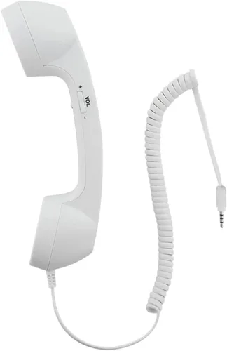 Vista 11 de Auricular retro de 3.5mm para teléfono celular Micrófono receptor para iPhone iPad teléfonos móviles smartphone (negro)