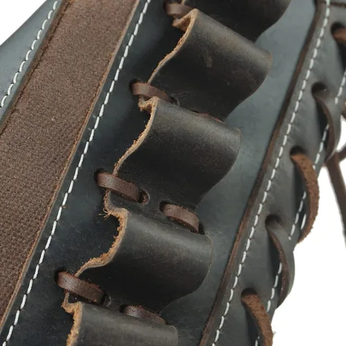 Vista 6 de Arma de lona de cuero con funda de soporte de carcasa para 12ga .22lr .45-70 .308 .30-06 Cal
