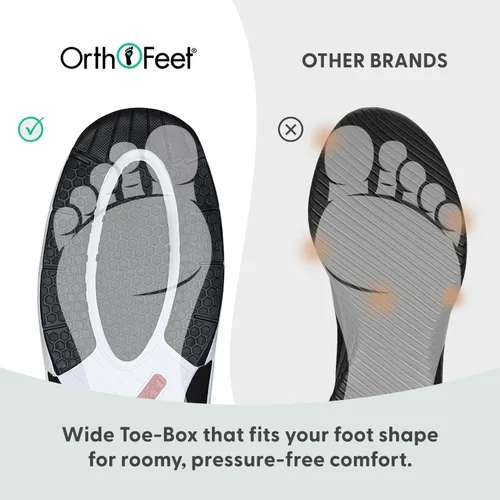 Vista 14 de Orthofeet Zapatillas ortopédicas de punto Francis sin ataduras para mujer