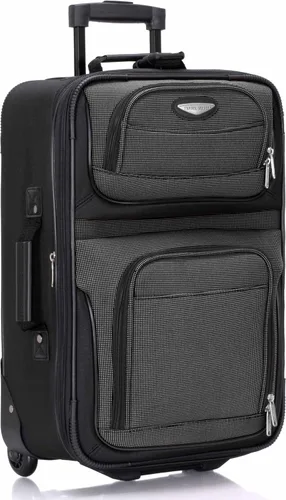 Vista 71 de Travel Select Amsterdam - Equipaje vertical y expansible con ruedas, marino