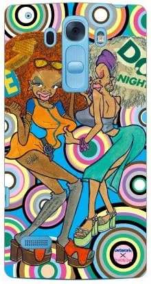 Vista 54 de MSOJ1C-ABWH-151-M827 Cute Dancers, Circle and Yellow Back Design by Artwork/for Xperia J1 Compact D5788/MVNO Smartphone (SIM Free Device)
