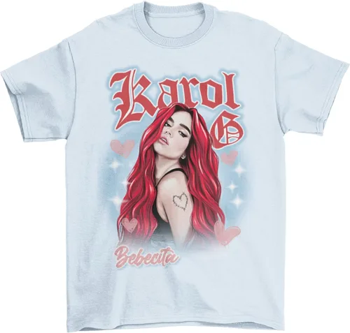 Vista 5 de Reggaetón Hip Hop Karol Bebecita Air Brush G - Camiseta estilo vintage Blanco