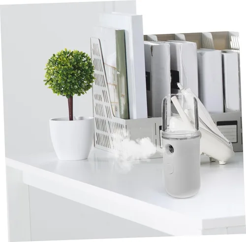 Vista 2 de Amosfun Humidificadores para el hogar, humidificador portátil para el hogar, humectador de aire de niebla fría para dormitorio, oficina