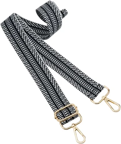 Vista 173 de ZOOEASS Hebillas de níquel Correa ancha para el hombro ajustable de repuesto para cinturón de pistola, hebilla de guitarra estilo bandolera