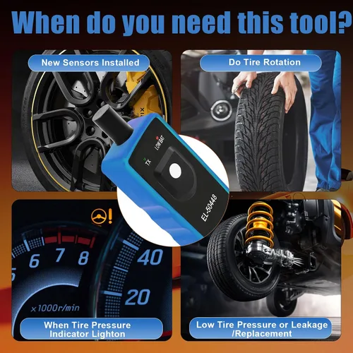 Vista 4 de EL-50448 TPMS Herramienta de reaprendizaje para GM, FIRSTOOL OEC-T5 TPMS herramienta de reinicio TPMS Sensor de neumáticos, herramienta