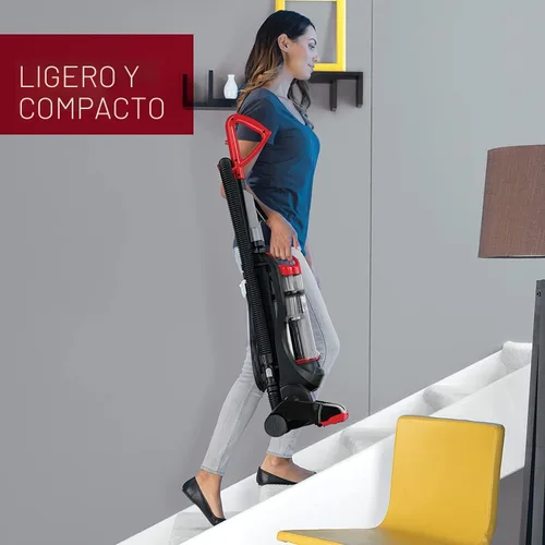 Vista 6 de Dirt Devil Endura Lite - Aspiradora vertical sin bolsa para alfombras y suelos duros, potente, ligera, con cable para uso doméstico