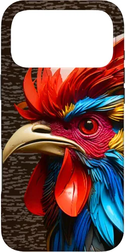 Vista 22 de Funda para teléfono iPhone XR Gallo Gallo de granja Animal Art Rooster