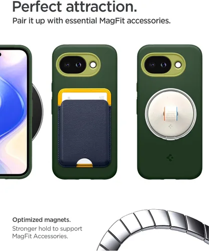 Vista 8 de Spigen Nano Pop MagFit - Funda para Pixel 10a, color verde AVO Avo Verde