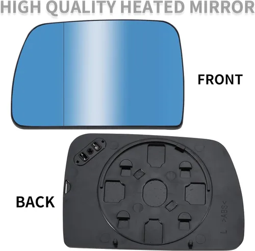 Vista 2 de Espejo lateral del conductor de repuesto para BMW X5 E53 1998 1999 2000 2001 2002 2003 2004 2005 2006 y Range Rover MK3 2003 2004 - Espejo lateral
