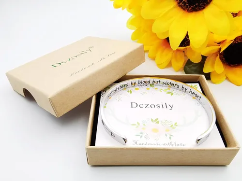 Vista 124 de Pulseras inspiradoras para mujer, joyería de acero inoxidable, con refranes, pulsera motivacional con mensaje oculto, pulseras grabadas para mejor