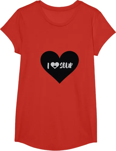 Vista 36 de I Love Soup - Camiseta de regalo con forma de corazón, Blanco, S Asfalto