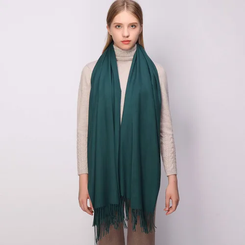 Vista 2 de RIIQIICHY - Bufanda y chal tipo pashmina para mujer, accesorio para vestido de noche, dama de honor, boda, novia, bufandas largas, grandes y cálidas