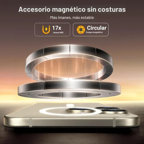 Vista 5 de UGREEN Soporte magnético para teléfono MagSafe, soporte de iPhone de altura ajustable para escritorio con rotación de 360° compatible con iPhone 17