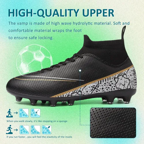 Vista 2 de Unisex-Adult Cleats,high Top