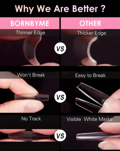 Vista 8 de Coffine Nails - Puntas de uñas de gel suave con puntas de uñas cortas de almendra, 336 piezas de uñas de gel medio mate prepulidas, puntas