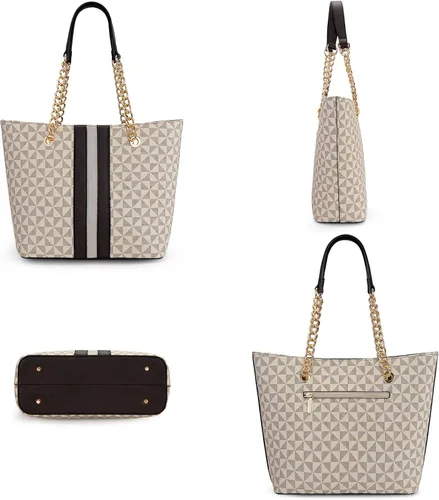 Vista 4 de Montana West Bolso y bolsos de mano para mujer, bolso de hombro con cadena