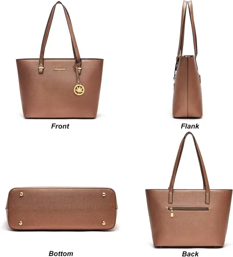 Vista 2 de Soperwillton - Juego de bolsas para mujer a la moda, 5