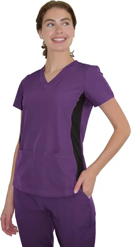 Vista 5 de Conjunto de ropa quirúrgica de punto elástico para mujer GT 4FLEX