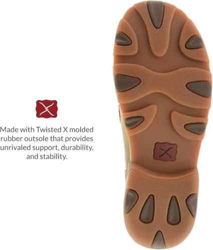 Vista 6 de Twisted X Zapatos de conducción Cellstretch Double Gore Moc Toe para hombre - Mxcg001