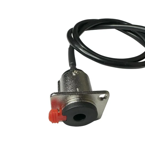 Vista 3 de DIYTECH Premium 0.250 in 1/4" TRS Hembra Montaje en panel a TRS macho, paso sin soldadura de 1/4, montaje en panel tipo D, para instalaciones