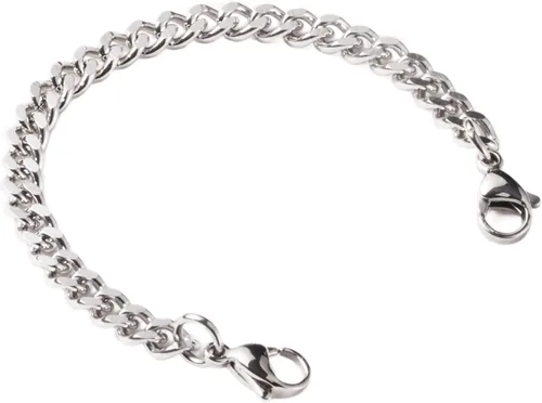 Vista 13 de LinnaLove Cadena intercambiable de acero inoxidable para pulseras de identificación de alerta médica para mujeres y hombres